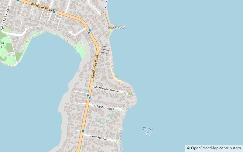 thorne bay beach auckland location map