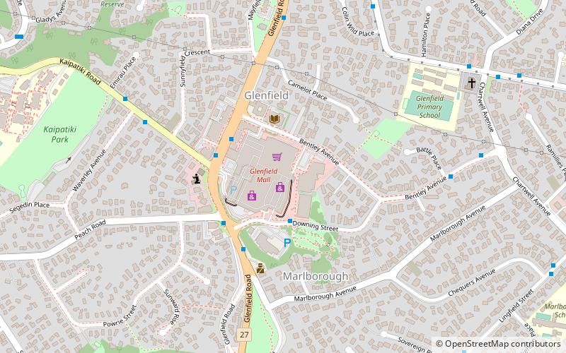 Glenfield Mall location map