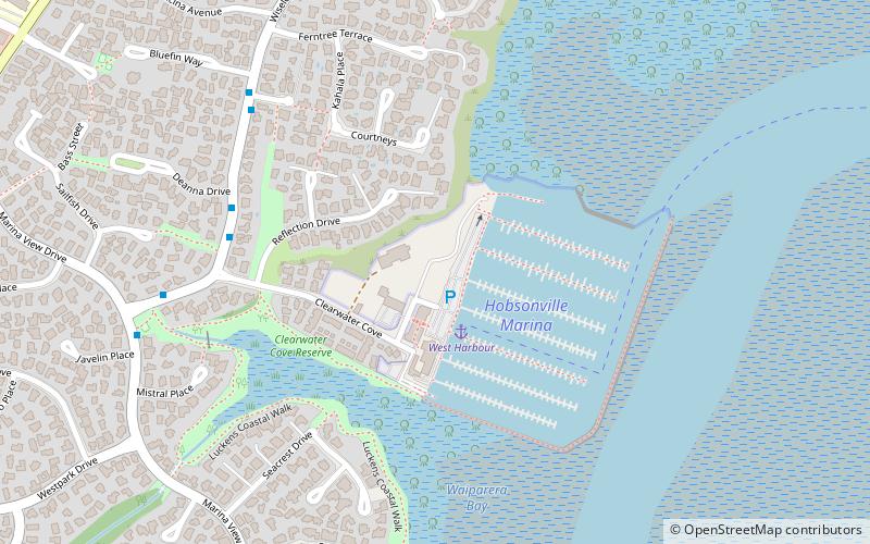 Hobsonville Marina location map