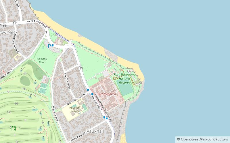 fort takapuna historic reserve auckland location map