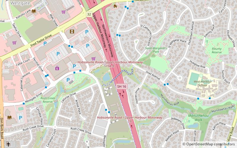 Westgate Pedestrian and Cycle Bridge location map