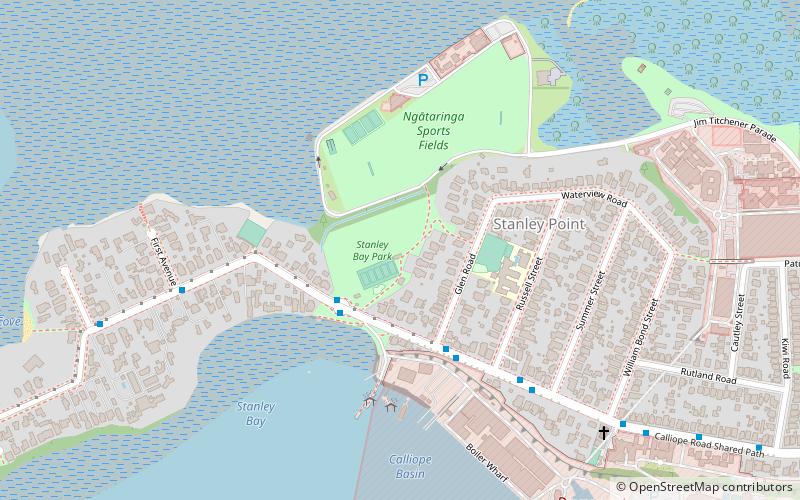 stanley bay park auckland location map
