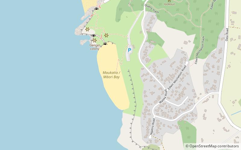 maori bay location map