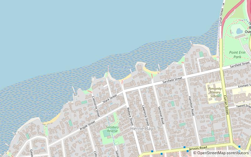 home bay beach auckland location map