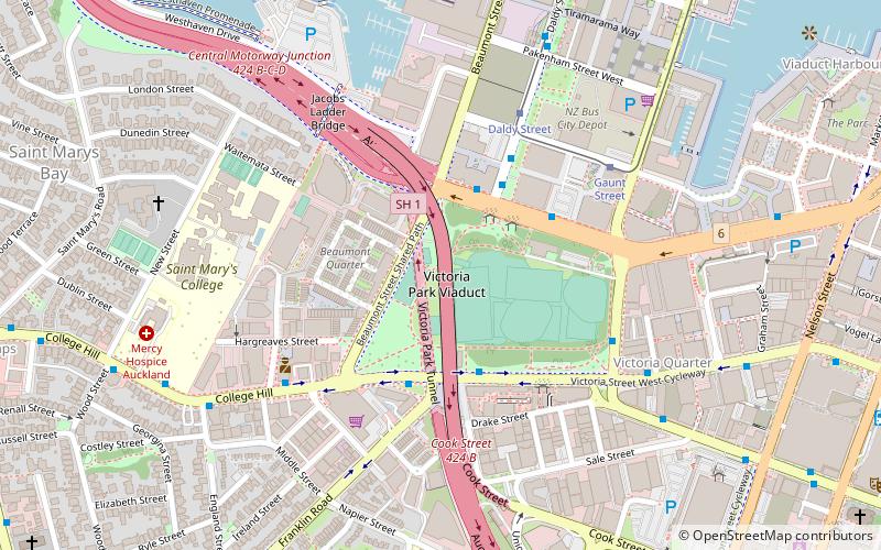 Victoria Park Viaduct location map