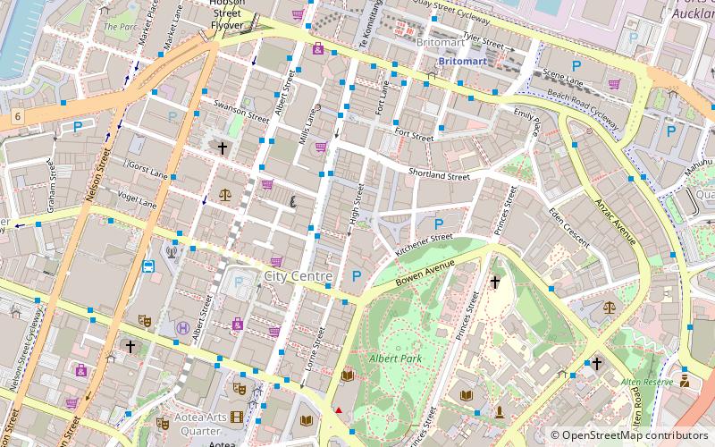 Freyberg Place location map