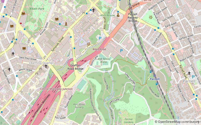 ASB Tennis Centre location map