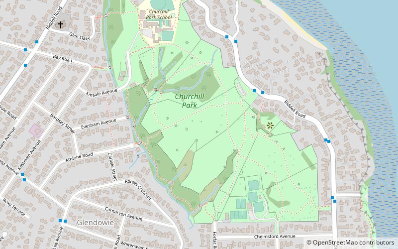 Churchill Park location map