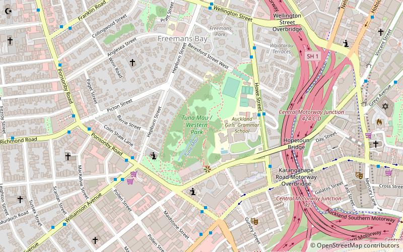 Western Park location map