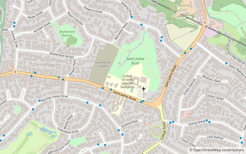 Chapel of St John the Evangelist location map