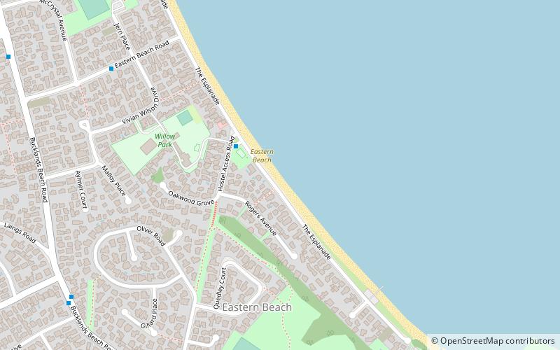 eastern beach auckland location map