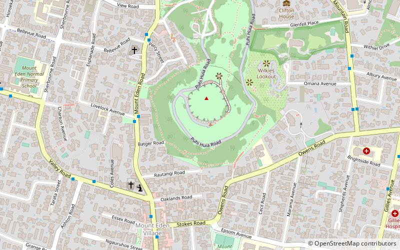 Mount Eden location map