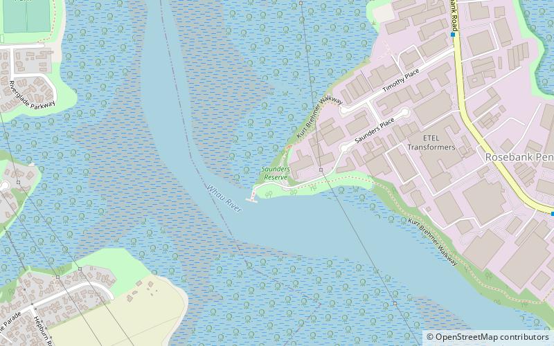 west end rowing club auckland location map