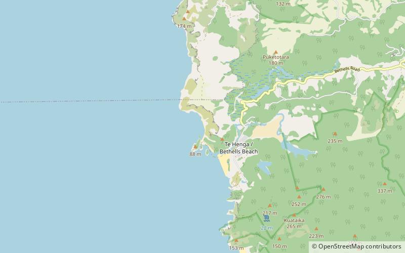 oneill bay beach location map