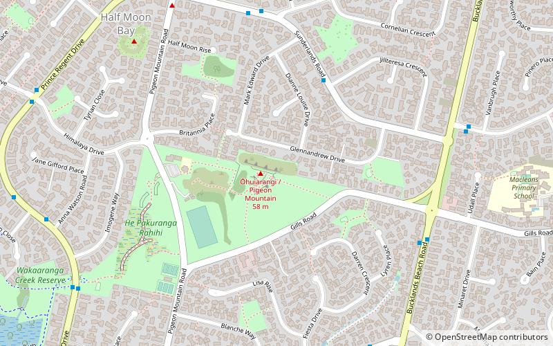 Pigeon Mountain location map