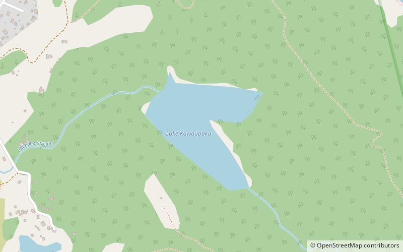 Lake Kawaupaku location map