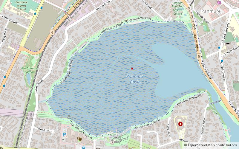 Panmure Basin location map