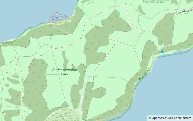 Duder Regional Park location map