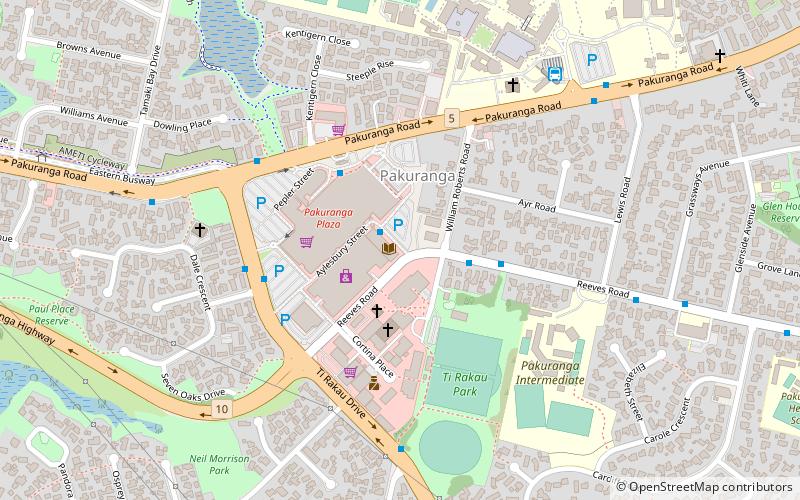 Pakuranga Plaza location map