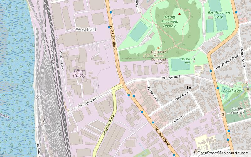 portage road auckland location map