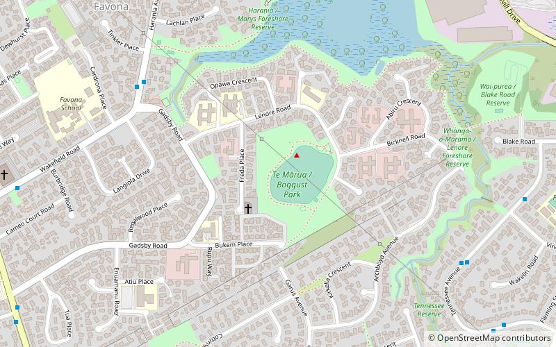 Boggust Park Crater location map