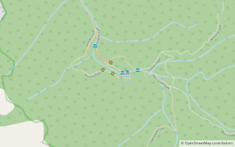 Kitekite Falls location map