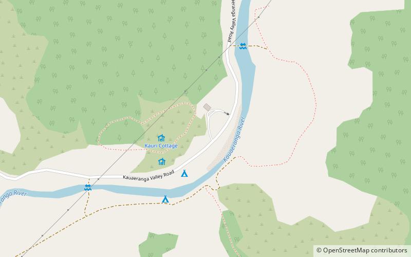 Kauaeranga Valley location map