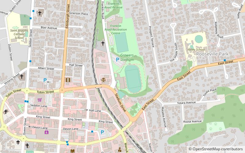 growers stadium pukekohe location map