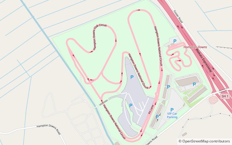 Hampton Downs Motorsport Park location map