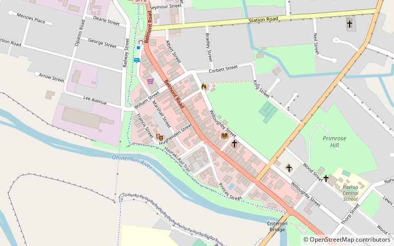 Paeroa Street Circuit location map