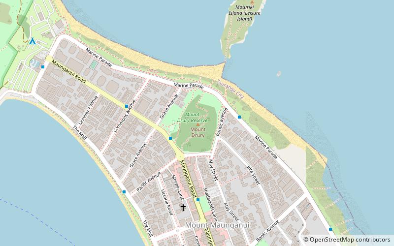 mt drury reserve tauranga location map