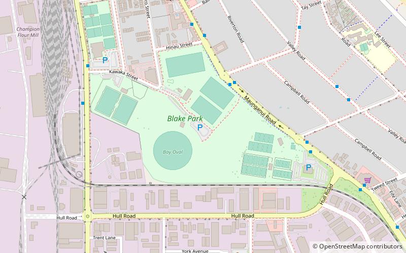 Bay Oval location map
