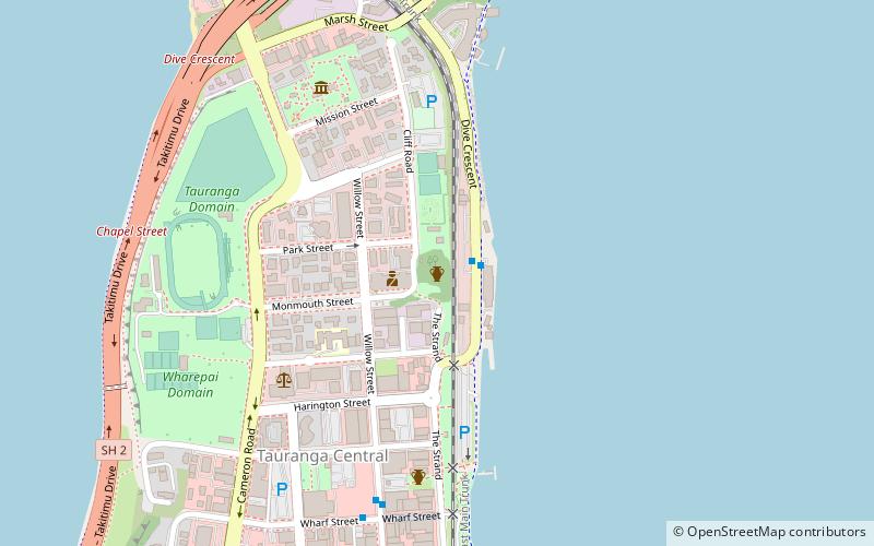 monmouth redoubt tauranga location map