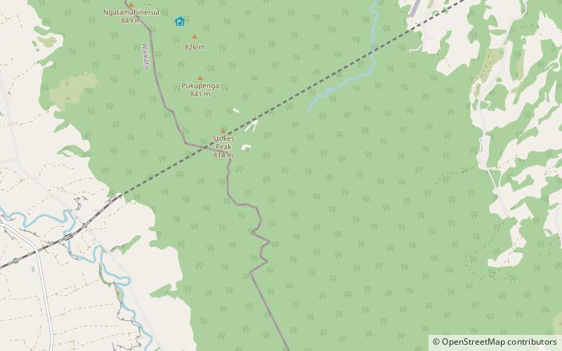 Kaimai Range location map