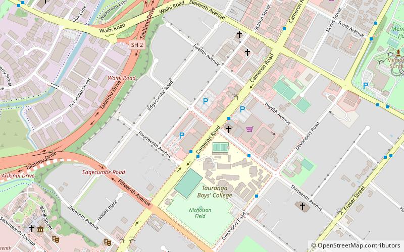 tauranga citizens club location map