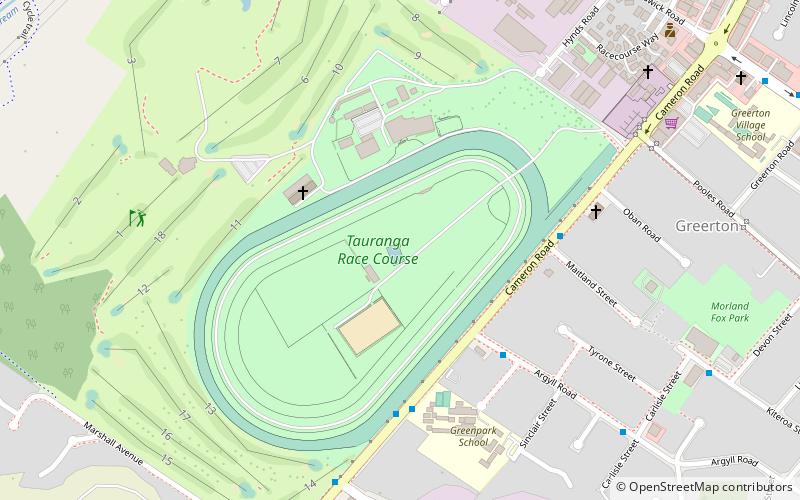 racing tauranga location map