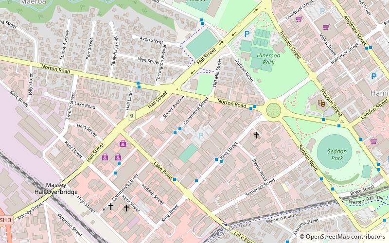 Hamilton Street Circuit location map