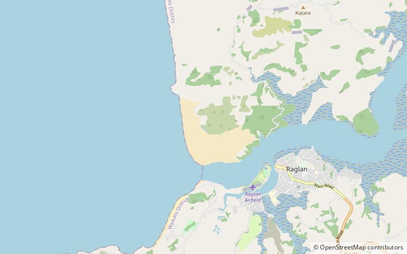 Lake Waitamoumou location map