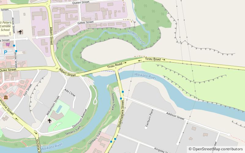 Fergusson Bridge location map