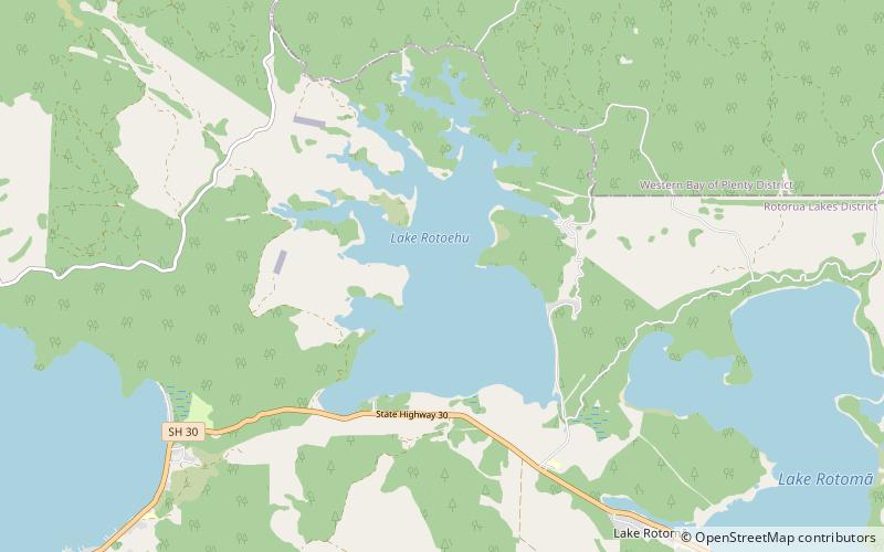 Lake Rotoehu location map