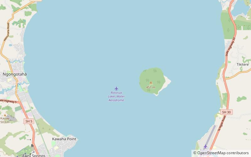 Jezioro Rotorua location map