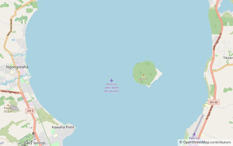 Caldeira de Rotorua location map