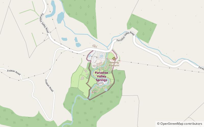 paradise valley springs rotorua location map