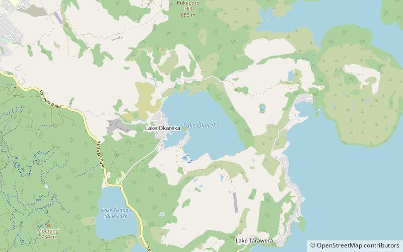 Lake Okareka location map