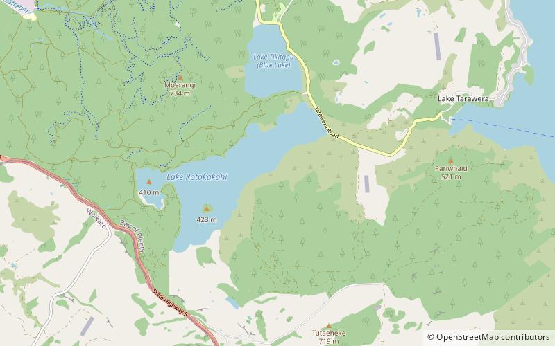 Lake Rotokakahi location map