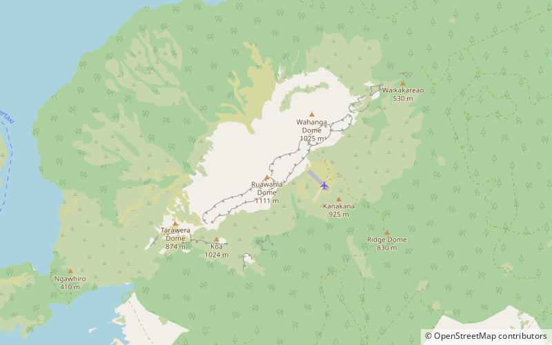 mount tarawera location map