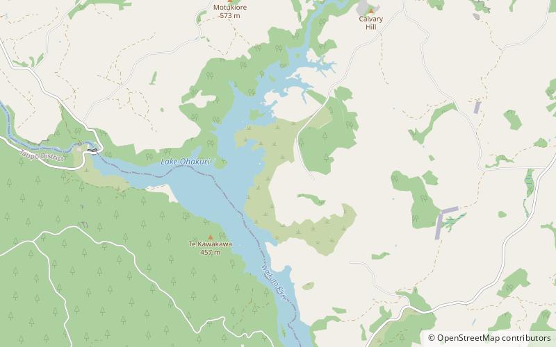 Lake Ohakuri location map