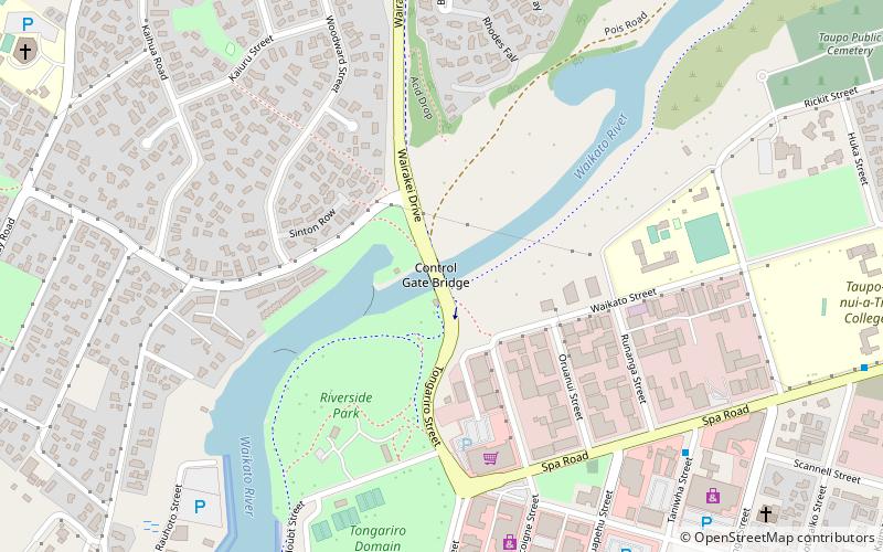 tongariro street taupo location map