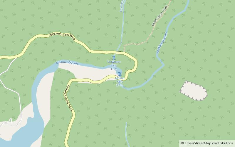 Mokau Falls location map