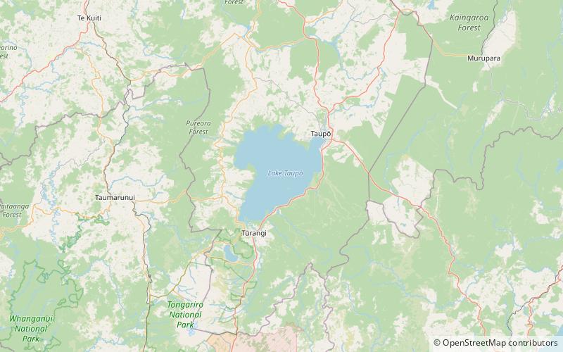 Jezioro Taupo location map